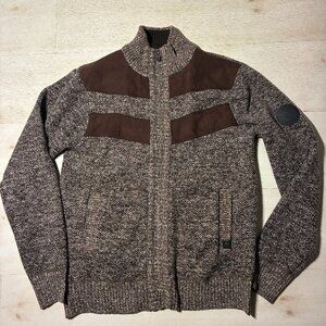 Buffalo David Bitton Men's Full-Zip Sweater Jacket or "Shacket" Size Small (NWT)